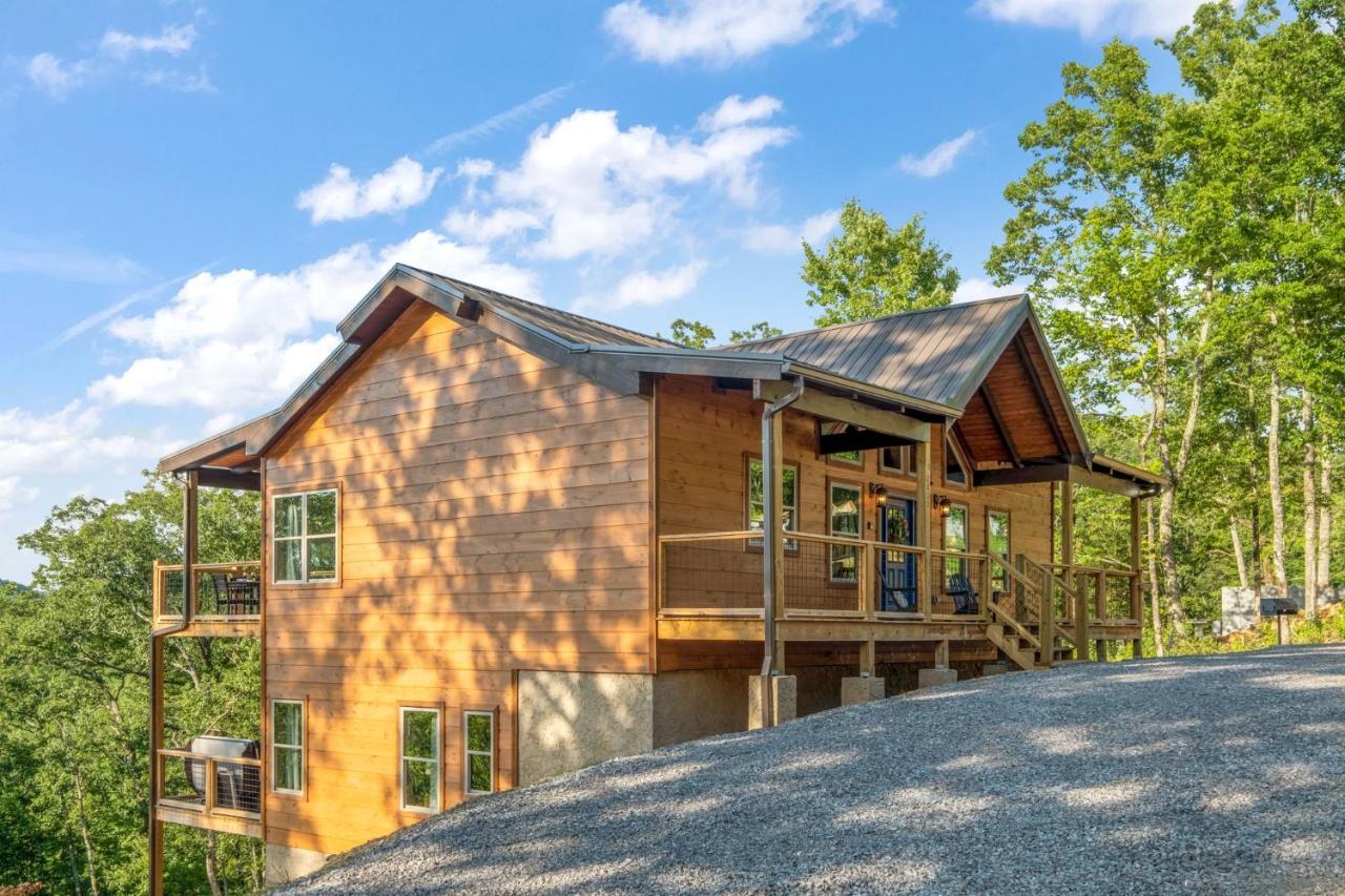 New / 3 King Suites / Sleeps12 / View / 5 Mi To Pf / Hot Tub Sevierville Exterior foto
